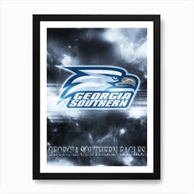 Georgia Southern Eagles Art Print