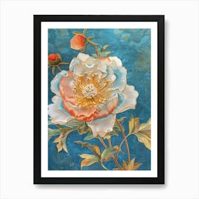 Peony Painting 2 Art Print