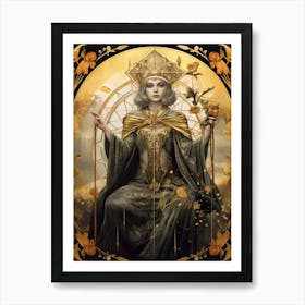 Golden Queen Art Print