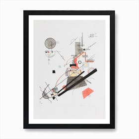 Fröhlicher Aufstieg, Wassily Kandinsky Art Print