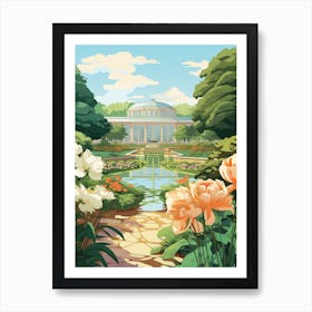 Atlanta Botanical Garden Usa 1 Illustration Art Print