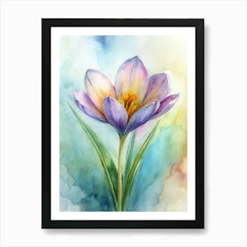 Watercolor Flower Art Print