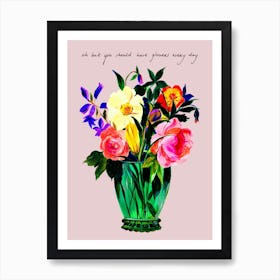 Flowers Everyday Art Print