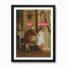 Victorian Couple Art Print