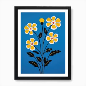 Yellow Flowers 1 Art Print