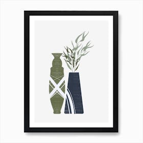 Vases And Plants 20 Art Print