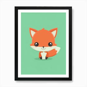 Cute Fox 3 Art Print