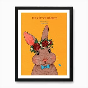 City Of Rabbits Art Print