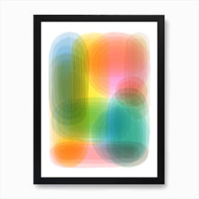 Stitched Chroma 6 Art Print