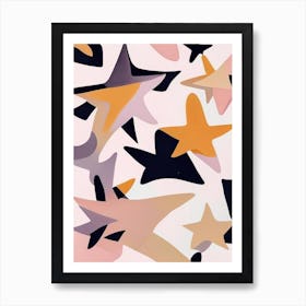 Star Formation Musted Pastels Space Art Print