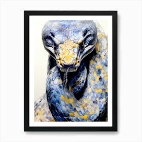 Python animal Art Print