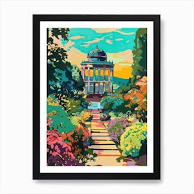 Schnnbrunn Palace Gardens, Austria, Painting 3 Art Print