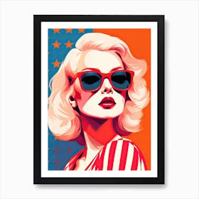 Pop Art Nation: Uniting USA's Diverse Women Art Print