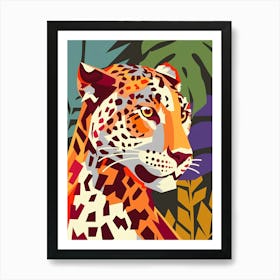 Leopard Painting 1 Art Print