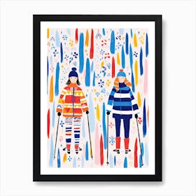 Val D Isere   France, Ski Resort Illustration 1 Art Print