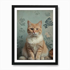 Default Wall Images Of Pets With Faint Colors 2 Art Print