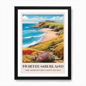 Northumberland Beach Art Print