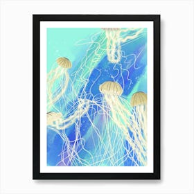 Jellyfish Art Print