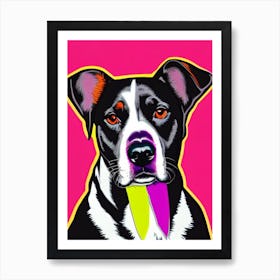 Plott Hound Andy Warhol Style Dog Art Print