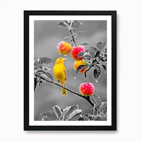 The Bird On The Apple Tree (2) Art Print