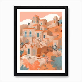 Agrigento, Italy Illustration Art Print