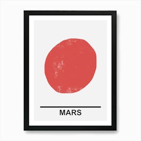 Mars Art Print