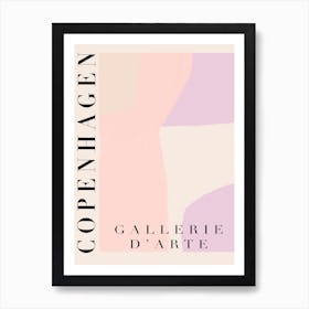 Copenhagen Pastel Exhibition Art Print