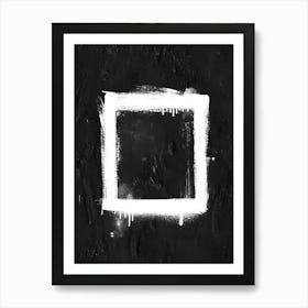 Playstation button Square Art Print