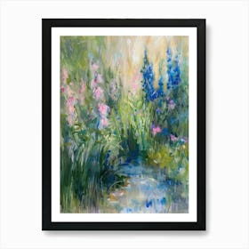  Floral Garden Garden Melodies 8 Art Print