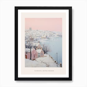 Dreamy Winter Painting Poster Plymouth United Kingdom 3 Art Print