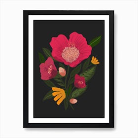 Pink Blooms Art Print