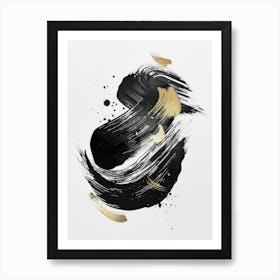 Black And Gold Canvas Print 31 Art Print