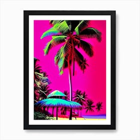 Goa India Palm Pop Art Photography Tropical Destination Art Print