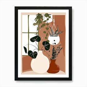 Potted Plants 12 Art Print