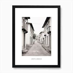 Poster Of Fethiye, Turkey, Photography In Black And White 1 Art Print