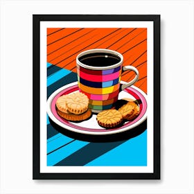 Coffee & Biscuits Art Print