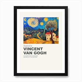 Museum Poster Inspired By Vincent Van Gogh 10 Art Print