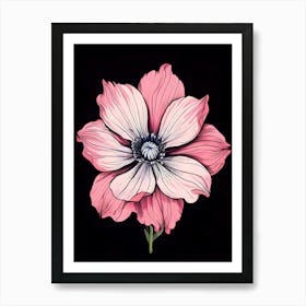 Pink Flower 10 Art Print