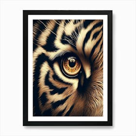 Tiger Eye Art Print