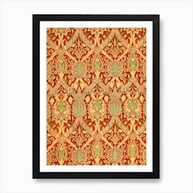 Velvet Broche, William Morris Art Print