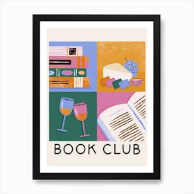 Book Club    Art Print