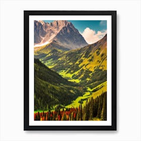 Tatra National Park 2 Poland Vintage Poster Art Print