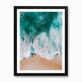 Aerial View Of The Ocean 16 Art Print