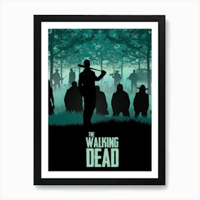 Walking Dead movie 3 Art Print