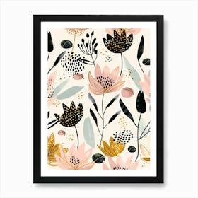 Floral Pattern 20 Art Print