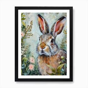 Thrianta Rabbit Painting 2  Art Print