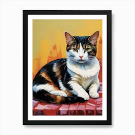 Cat In The City Art Print