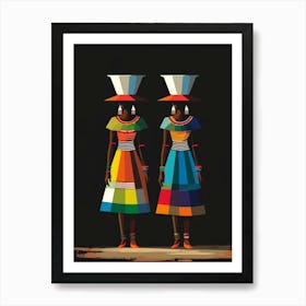 Two African Women 7 Art Print