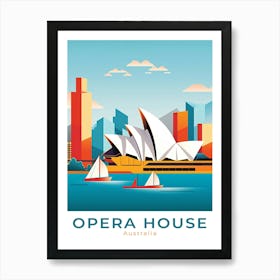 Australia Opera House Travel Art Print