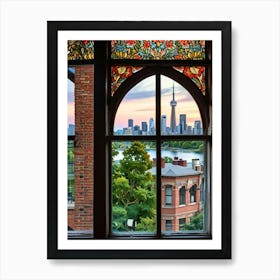 Stained Glass Window 1 Art Print